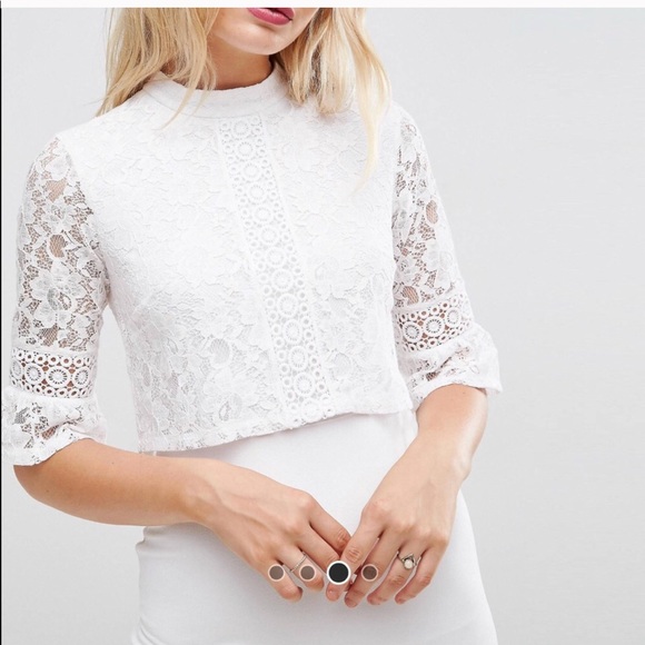 Sold out white mini dress from ASOS - Picture 3 of 5